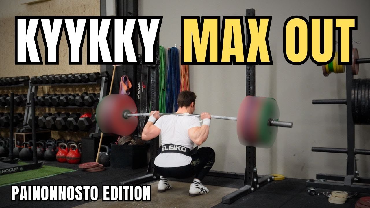 Kuinka paljon 73 kg painonnostaja kyykkää?