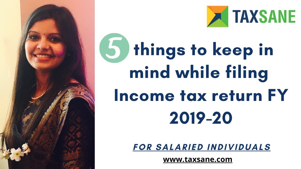 5 things to keep in mind while filing ITR  if you are salaried employee |  wealthsane.com
