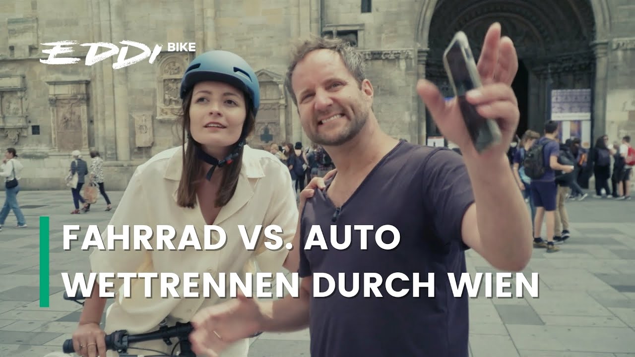 Fahrrad vs. Auto (feat. Matthias Strolz) | Wettrennen durch Wien