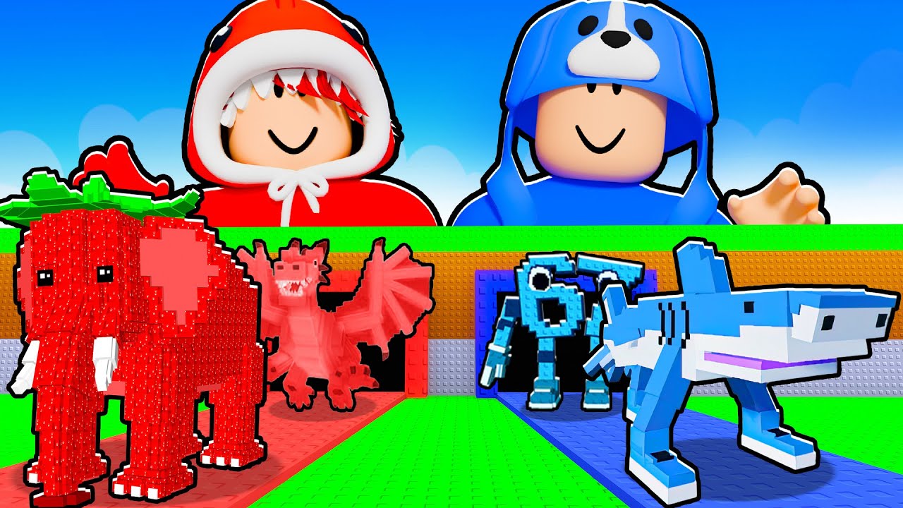 RED vs BLUE In Steal A Brainrot!