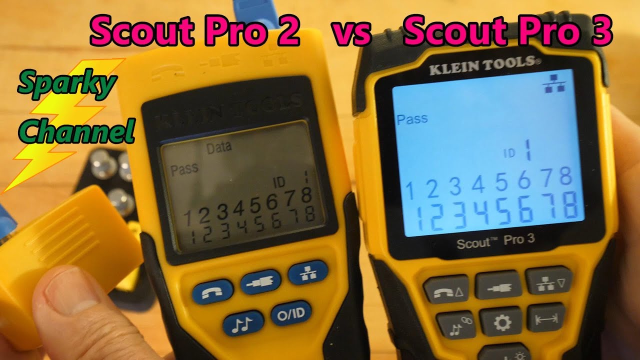 Klein Scout Pro 3 vs Scout Pro 2 Voice Data Video (VDV) Testers