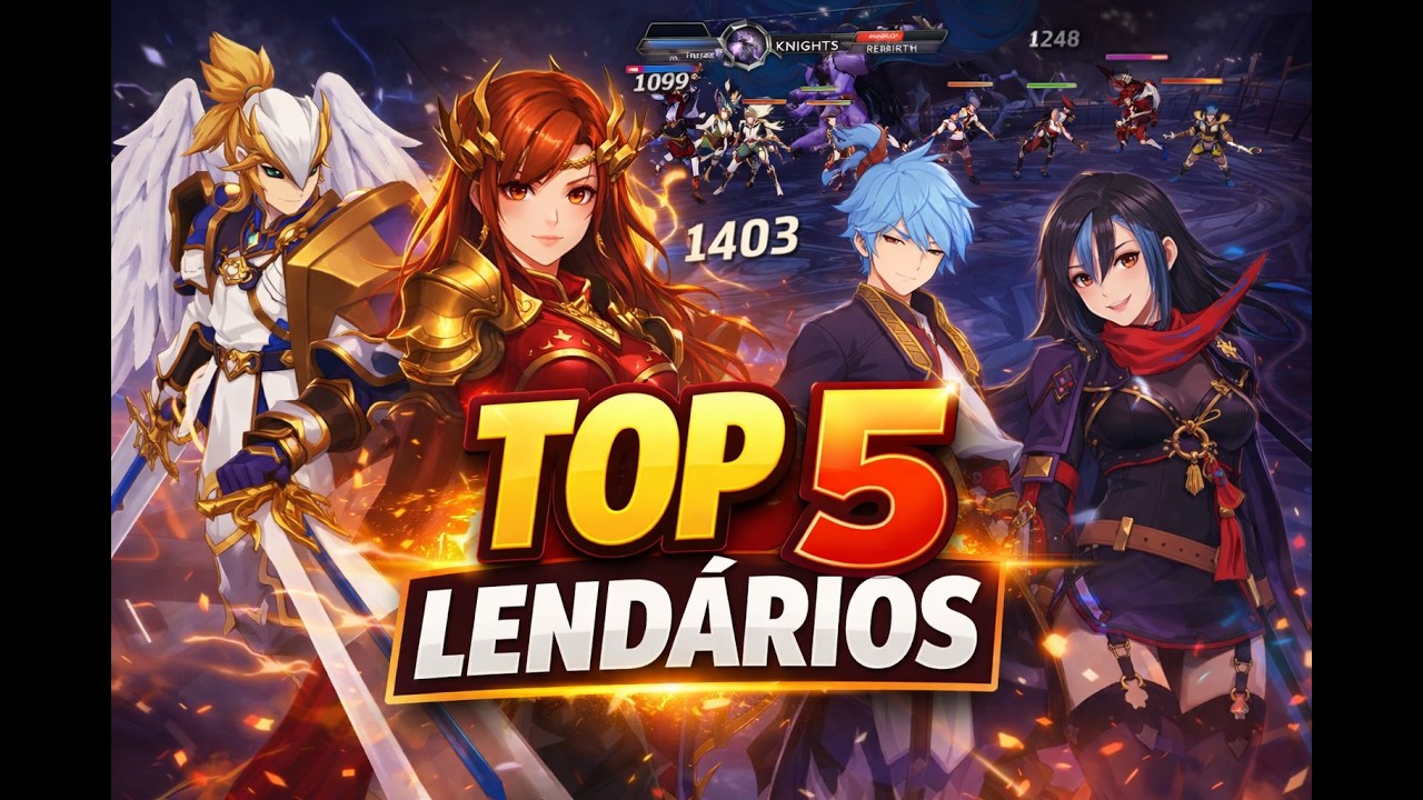 TOP 5 Melhores Lendários para Começar | Seven Knights Rebirth (Guia Early Game)