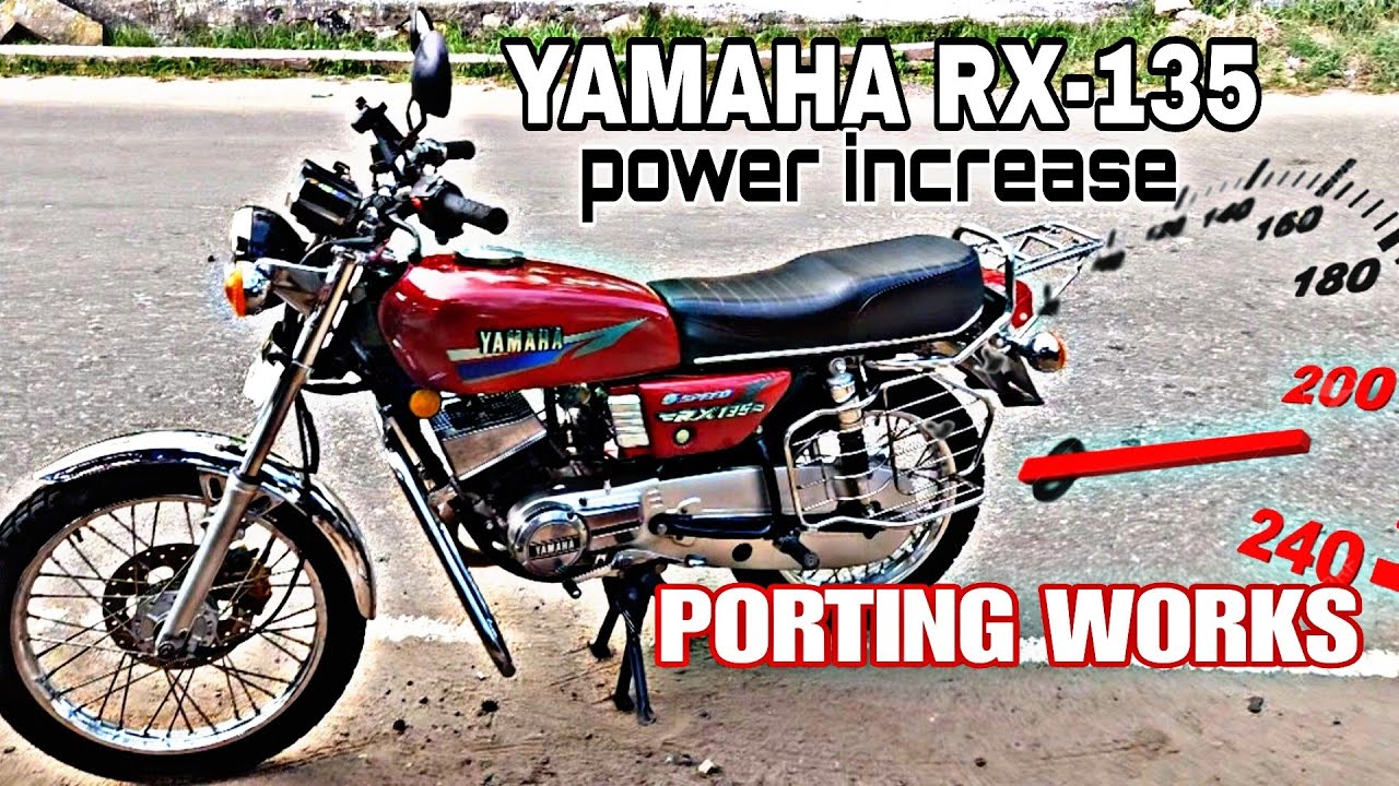 Rx-135 Power Increase [Porting] | How To Control Cylinder Heating | #yamaha  #rx135cc  #2stroke