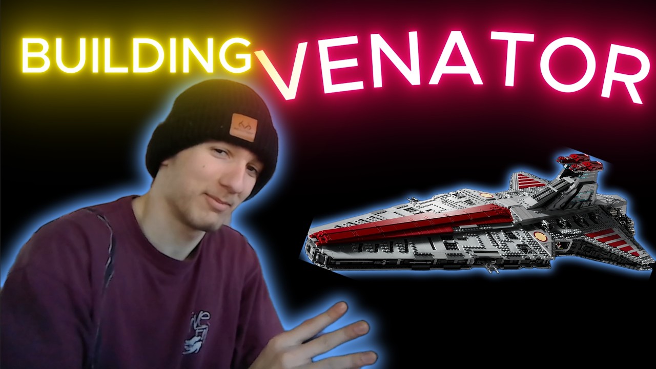 Unboxing And Building: Venator star destroyer (Peak with the kitty)