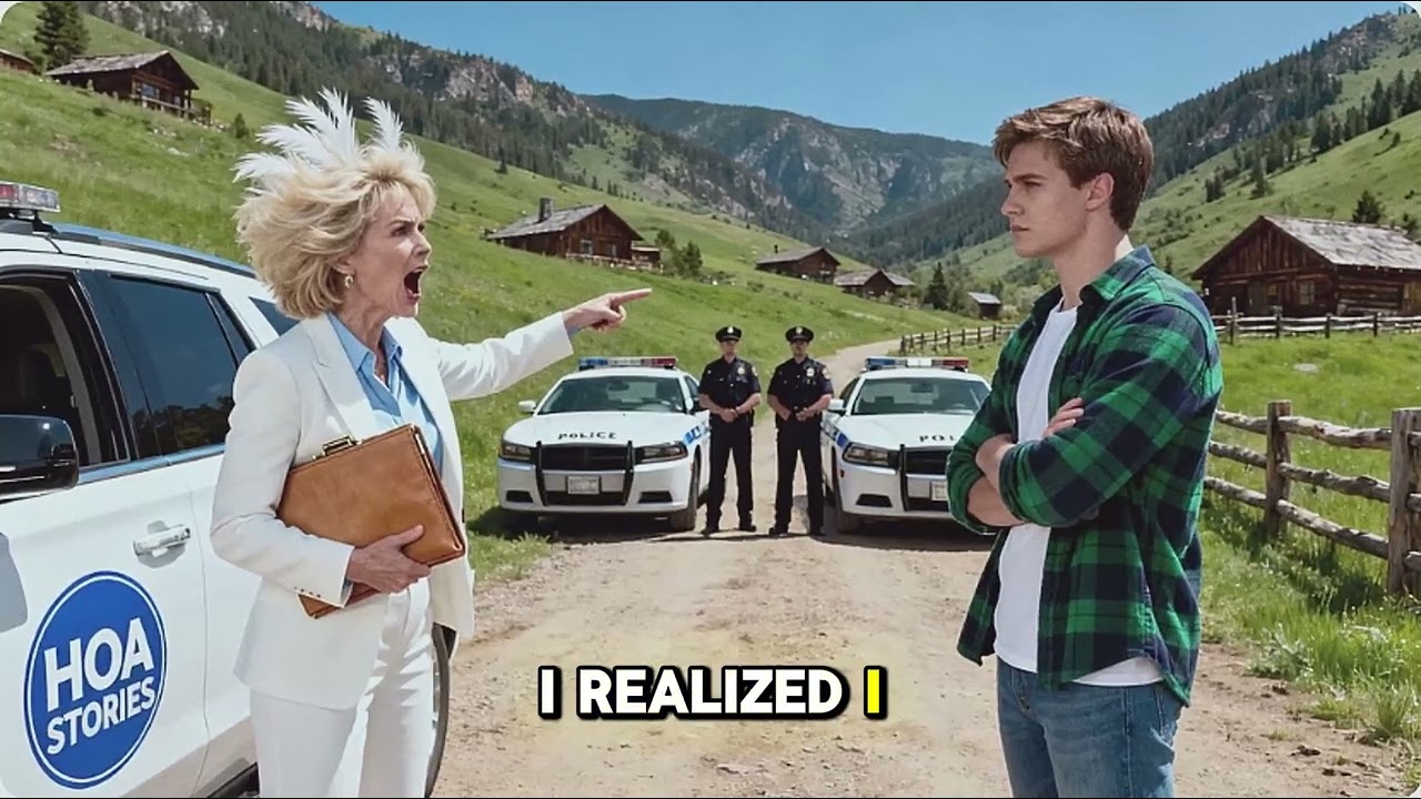 HOA Karen Called the Cops on My Cabin—She Had No Idea, I’m the Owner of the Entire Valley