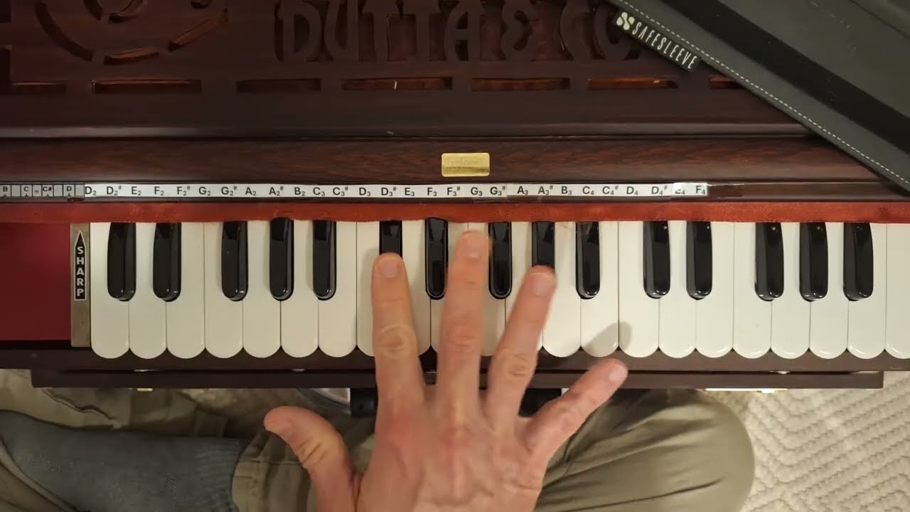 Radhe Krishna Govinda - Harmonium Tutorial