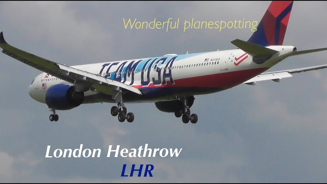 Plane spotting’ Morning Arrivals , RW27R, London Heathrow, LHR