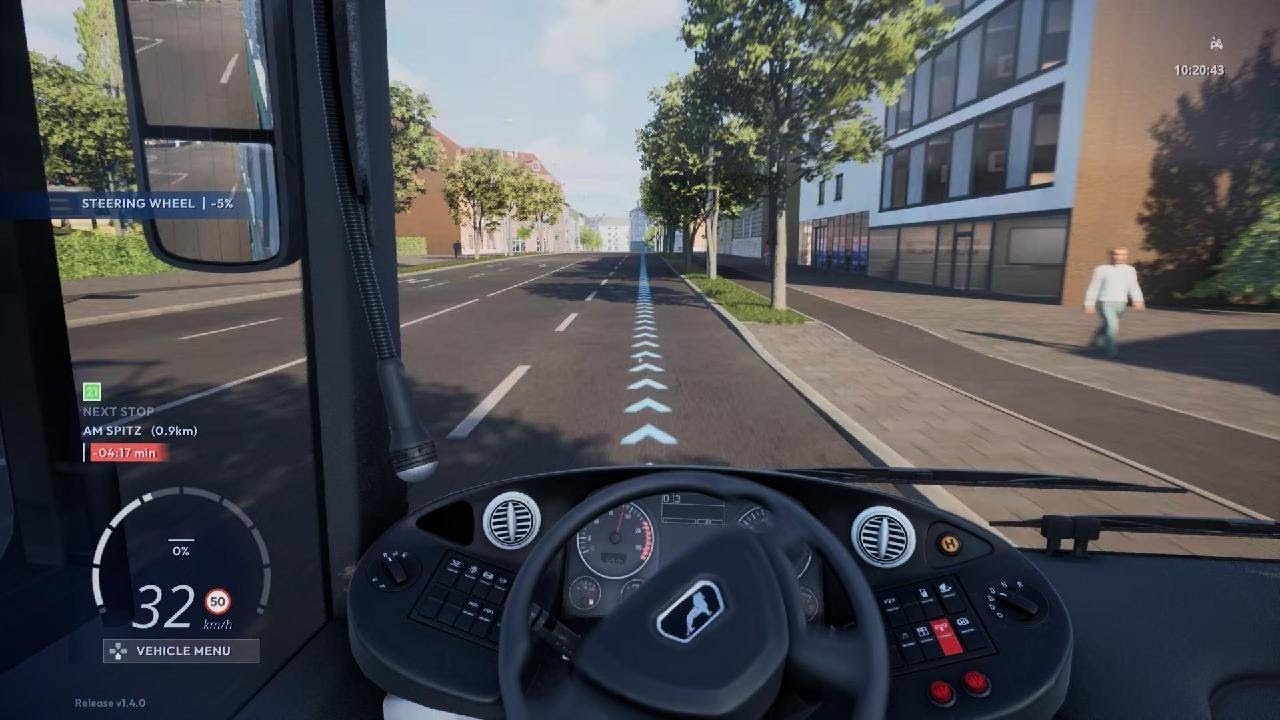City Transport Simulator Line 21 from Am Weidensee to Am Blumenmarkt