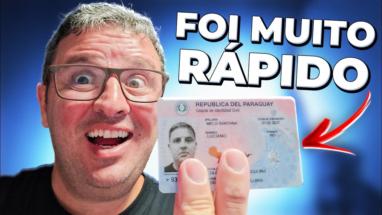 Chegou minha Identidade do Paraguai, quanto tempo levou?