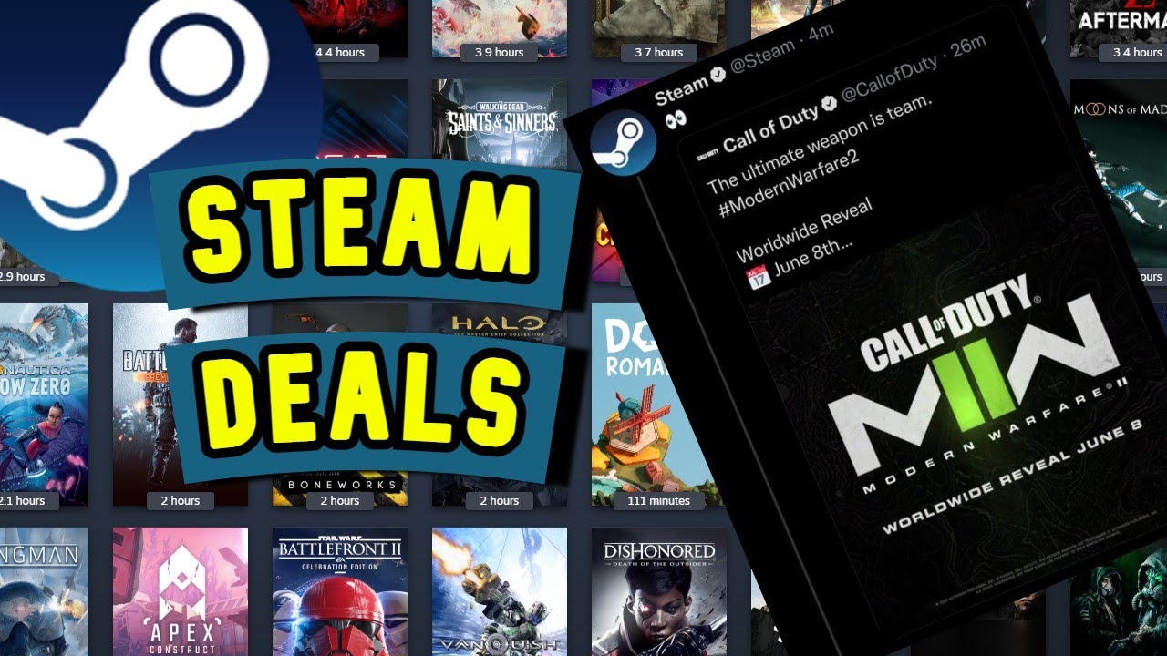 Steam Monday Midweek Madness | Free Games, Great Deals & Return of CoD MW2 to Steam, Resident Evil
