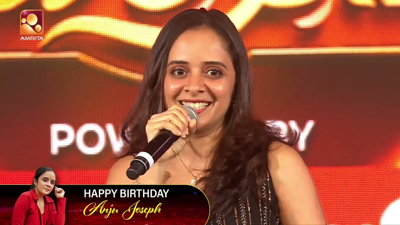 അഞ്ജുവിനെ പബ്ലിക്കായി വെല്ലുവിളിച്ച് ശരത്😂😂 |Happy Birthday, Anju Joseph| Amrithaghosham | Amrita TV