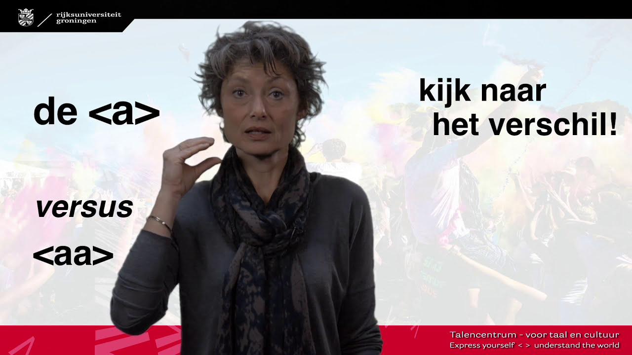 Uitlegvideo over de klanken aa/a