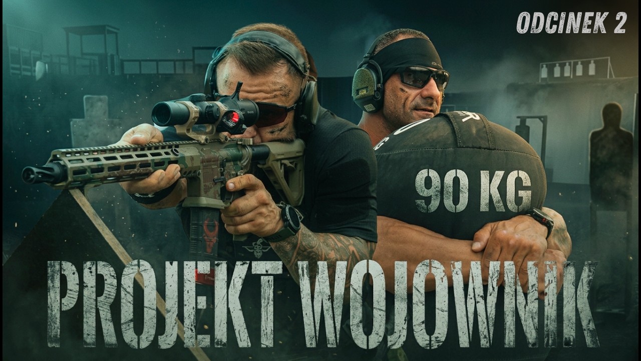 TEN TRENING WERYFIKUJE CHARAKTER! 90 KG WORKI I STRZELANIE NA ZMĘCZENIU - PROJEKT WOJOWNIK ODC.2