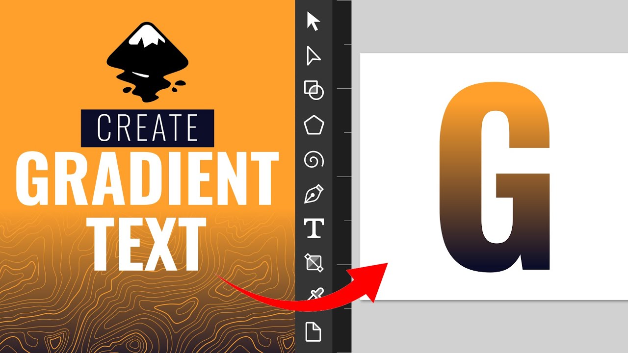 How to Add a Gradient Fill to Text in Inkscape