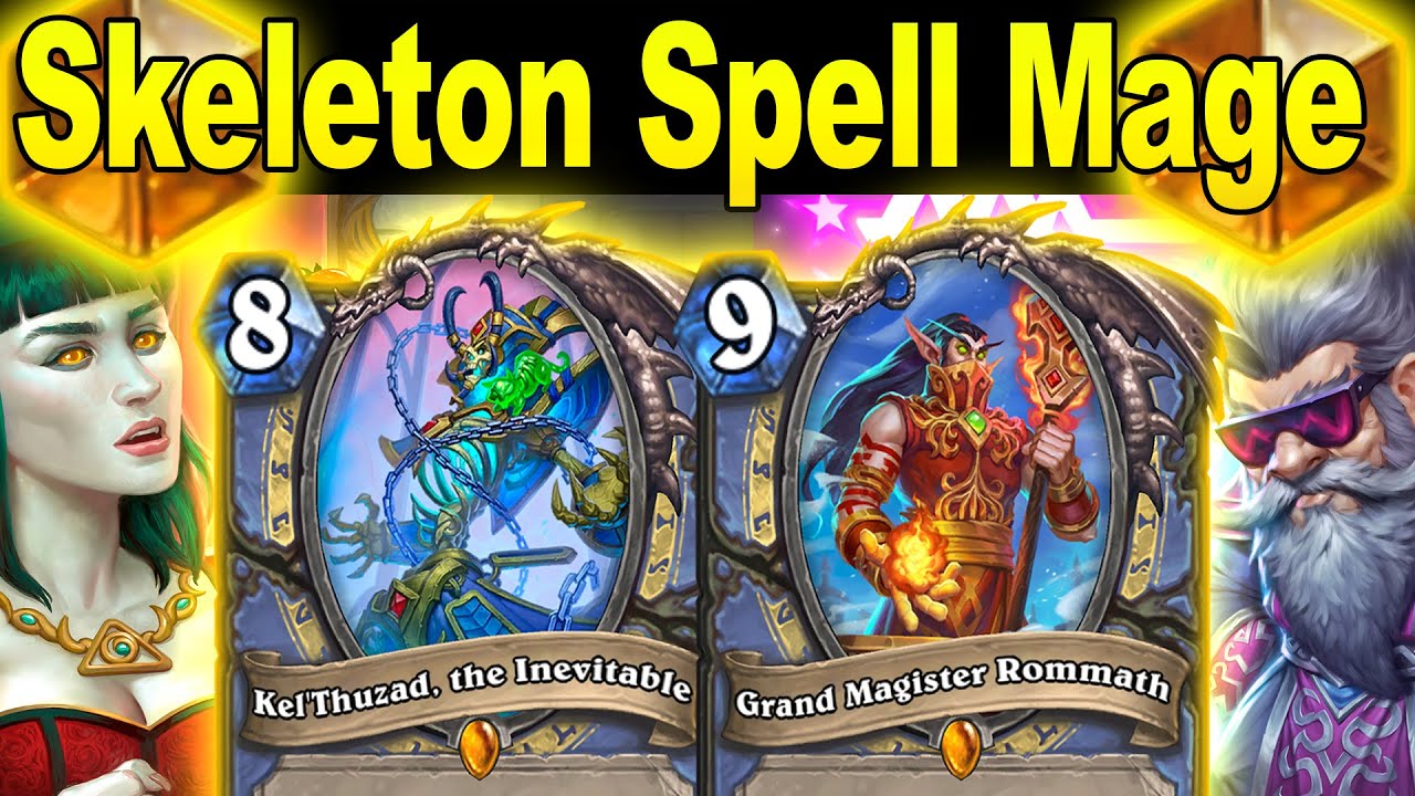 My New Skeletons Spell Mage Is CRAZY Fun To Watch Before Bed At Festival of Legends | Hearthstone