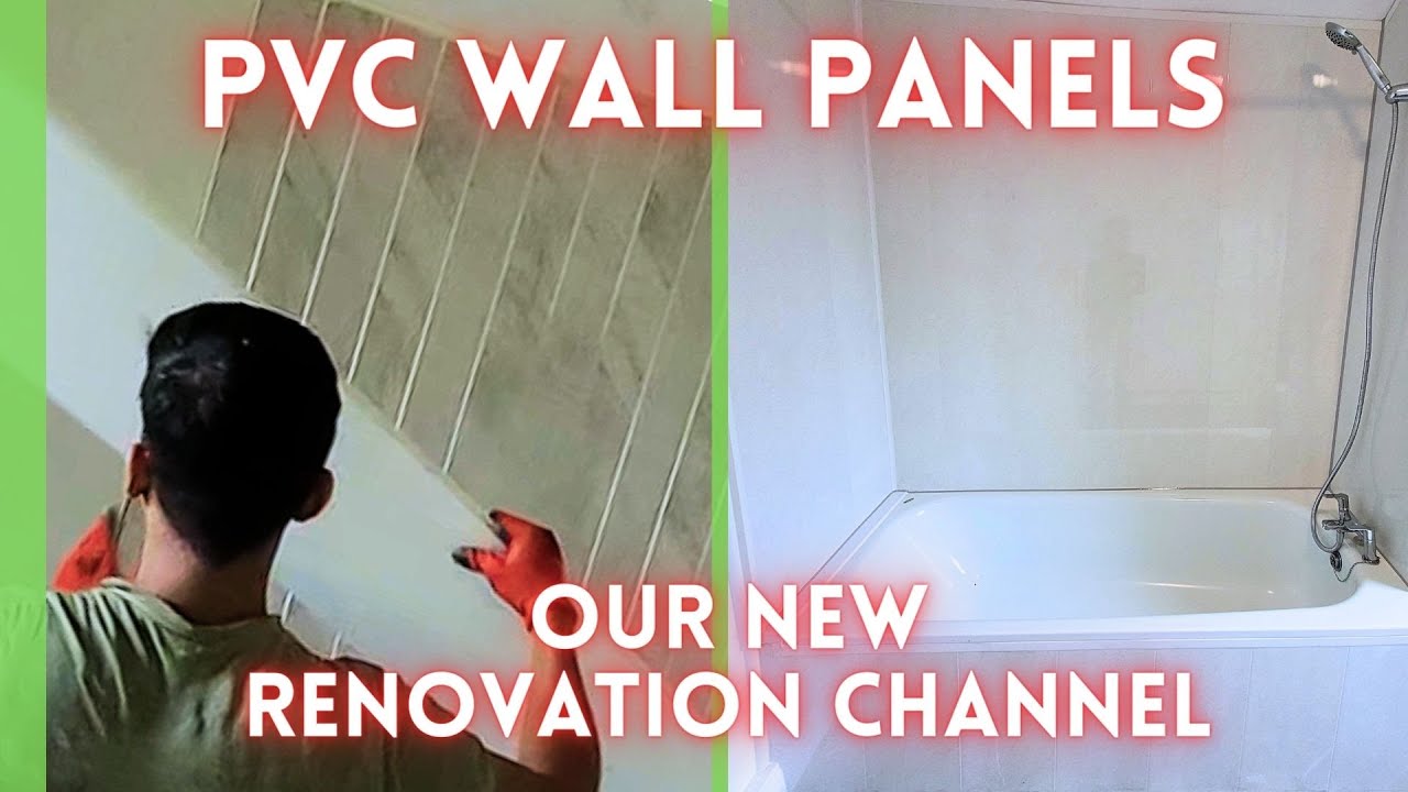 Bathroom wall panel install video | Bathroom video before and after (Best way to install pvc panel)