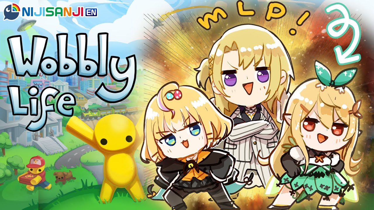 【WOBBLY LIFE with MLP!!!】what are physics?!【NIJISANJI EN | Pomu Rainpuff】