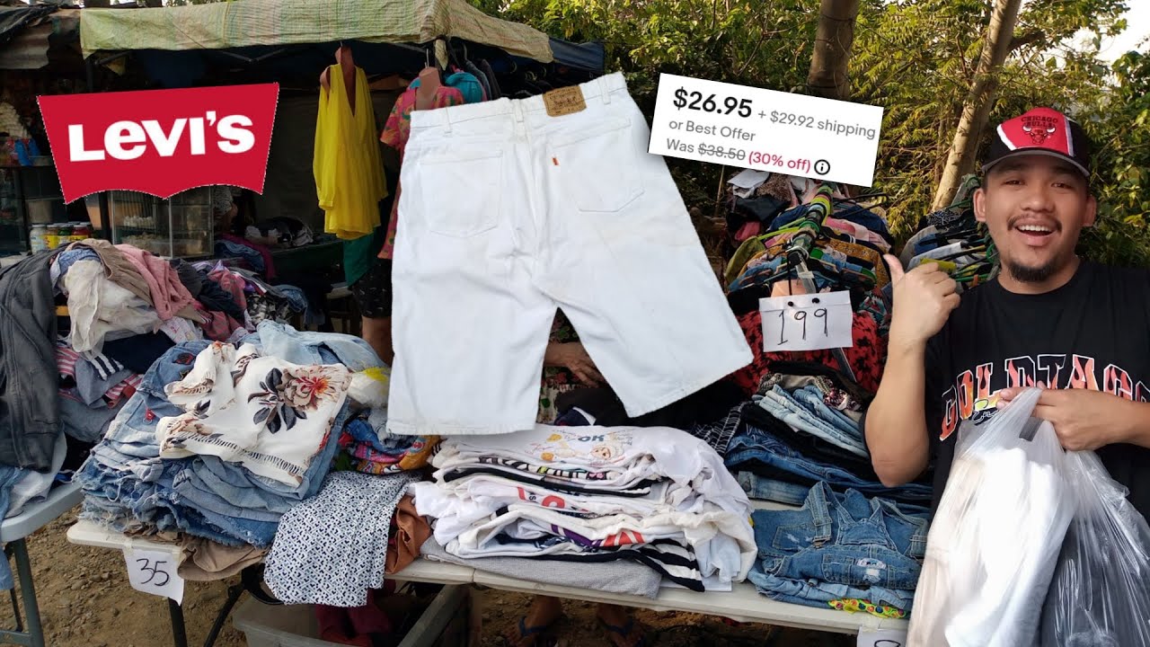 VINTAGE 90's LEVI'S 550 ORANGE-TAB JEAN SHORTS SCORED SA UKAY-UKAY SA HALAGANG 50 PESOS LANG!!!