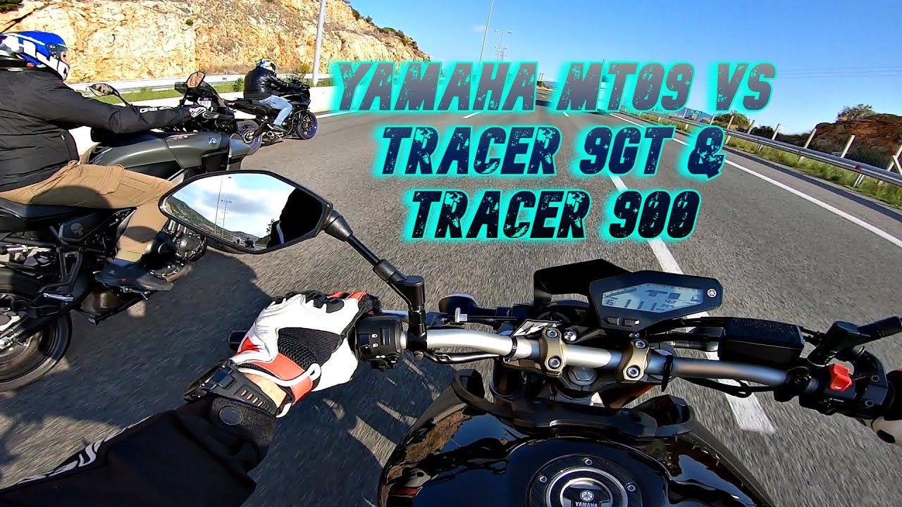 YAMAHA MT09 VS TRACER 9GT & TRACER 900 RACE