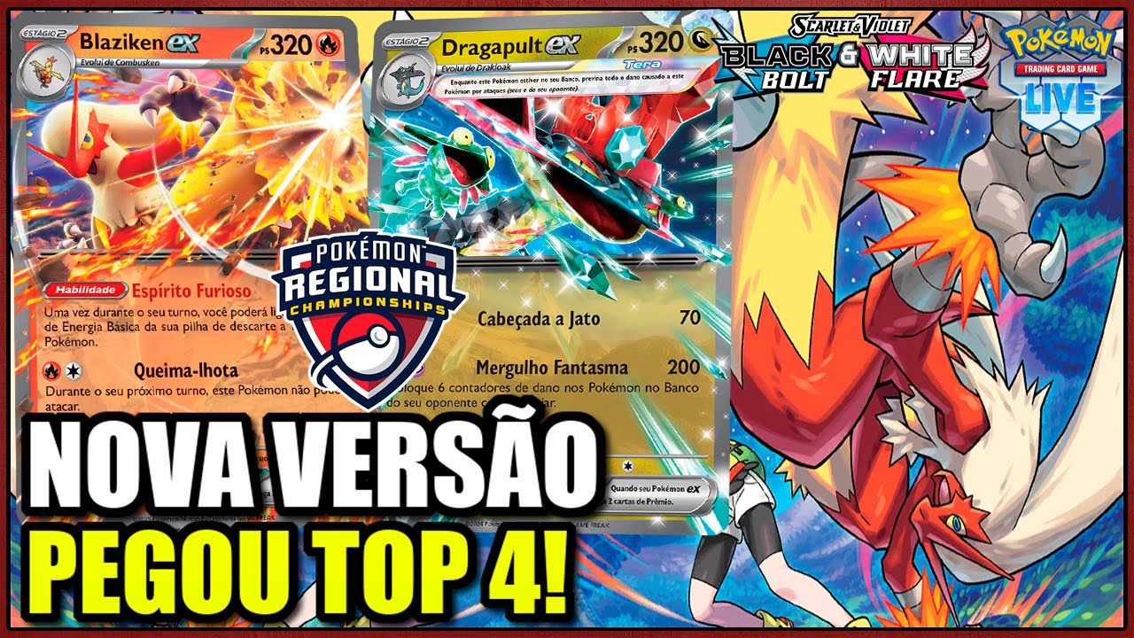 Deck Dragapult + Blaziken Top 4 Regional Frankfurt: Forte Contra o Meta | Pokémon TCG Live
