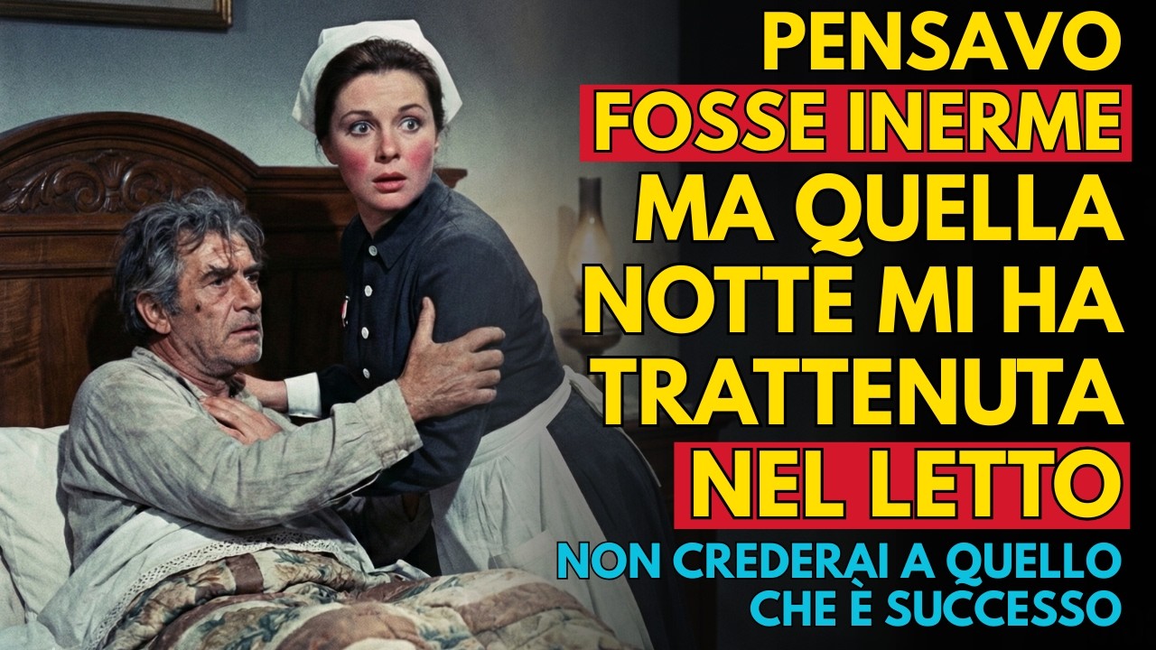 TUTTI DICEVANO CHE ERA PARALIZZATO E NON POTEVA MUOVERSI, MA QUANDO HO SPENTO LA LUCE, LA SUA PRE...