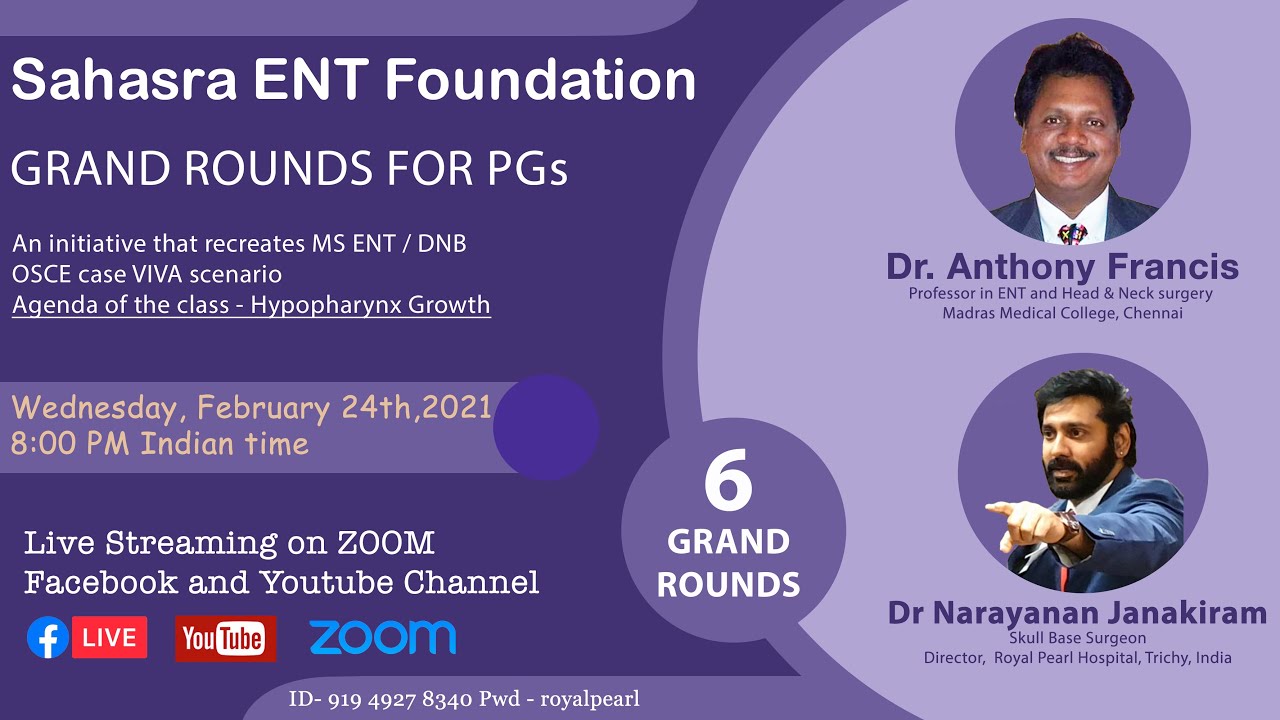 Grand Rounds | Hypopharynx - A case of Hypoharyngeal Growth
