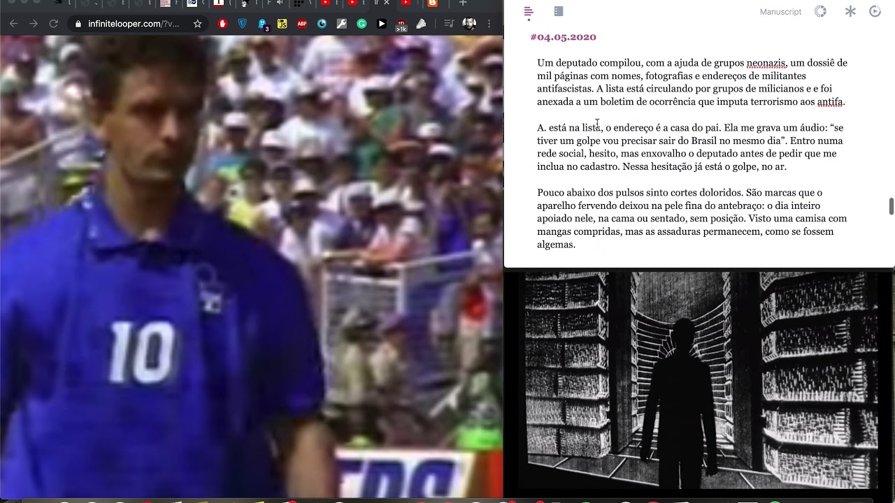 Parte 4 - Diário audiovisual de uma quarentena, por J.P. Cuenca