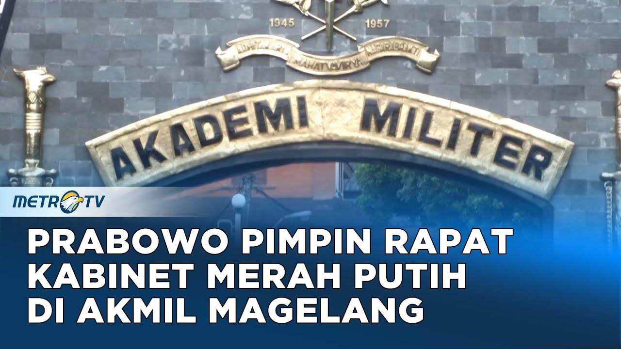 Persiapan Jelang rapat Kabinet Merah Putih di Akmil Kota Magelang
