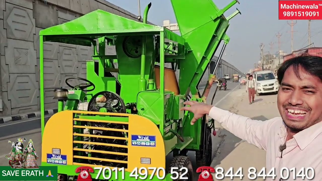 Self Drive Machine With Hydraulic Hopper in Bangalore, Concrete Mixture Miller in Karnataka