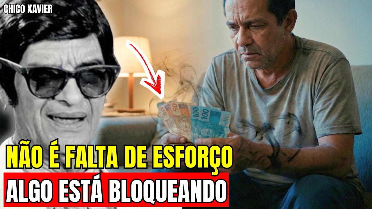 Por Que o Dinheiro Foge de Você | Chico Xavier Revela o Bloqueio Espiritual