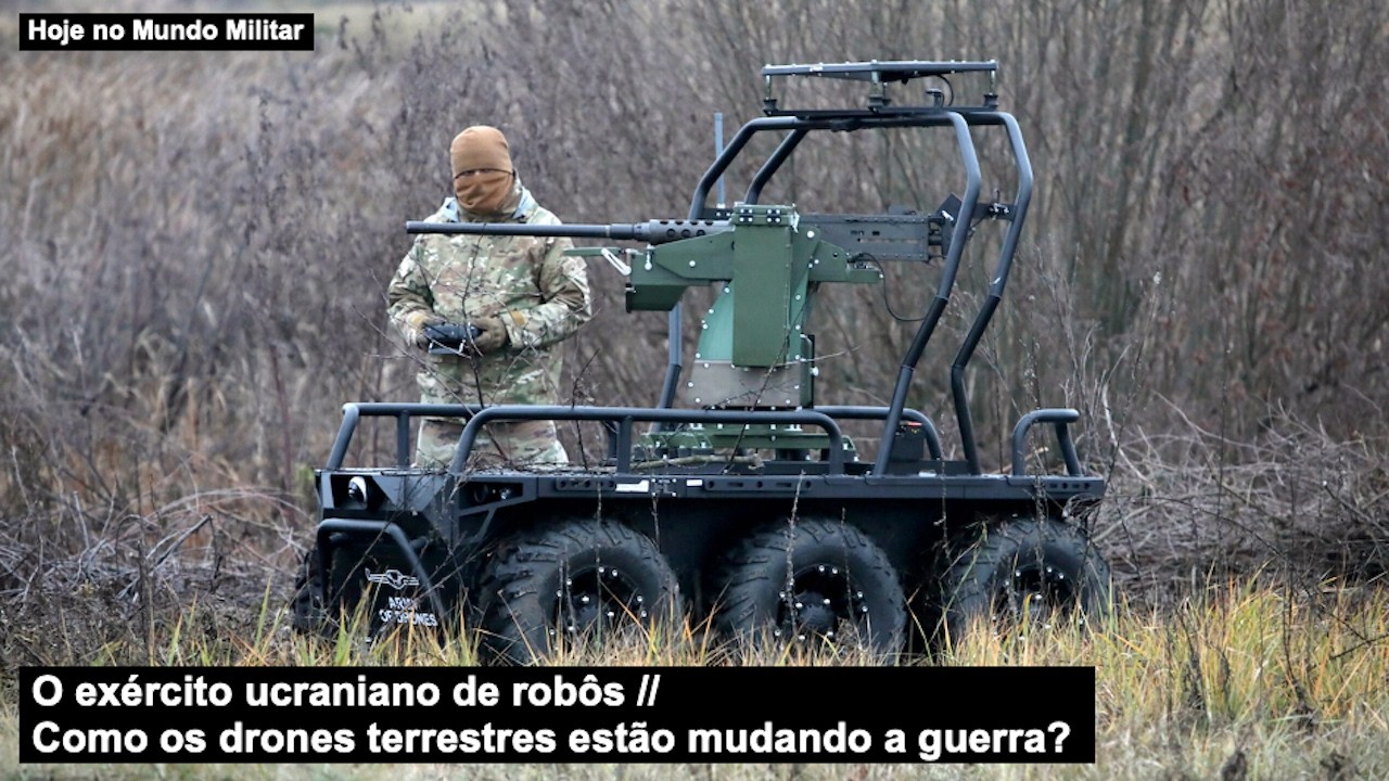O exército ucraniano de robôs – Como os drones terrestres estão mudando a guerra?