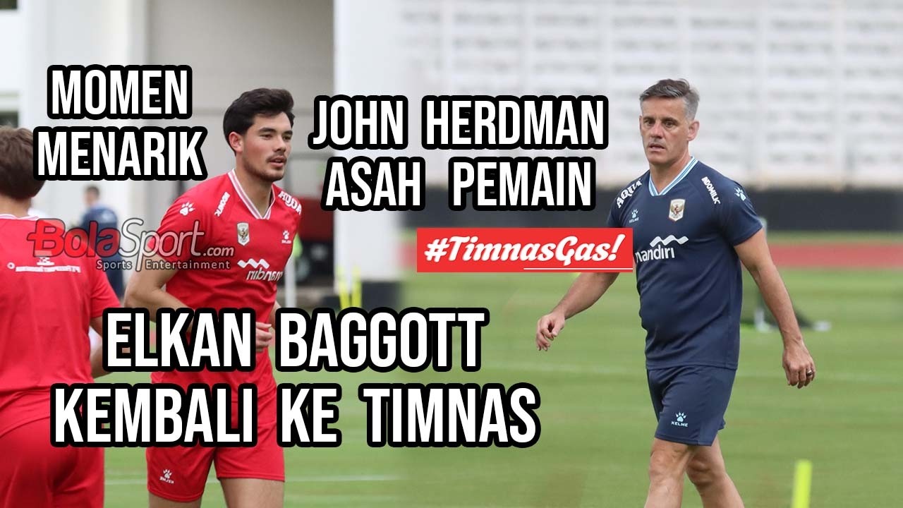 Momen John Herdman Asah Timnas Indonesia Jelang FIFA Series 2026, Elkan Baggott Kembali