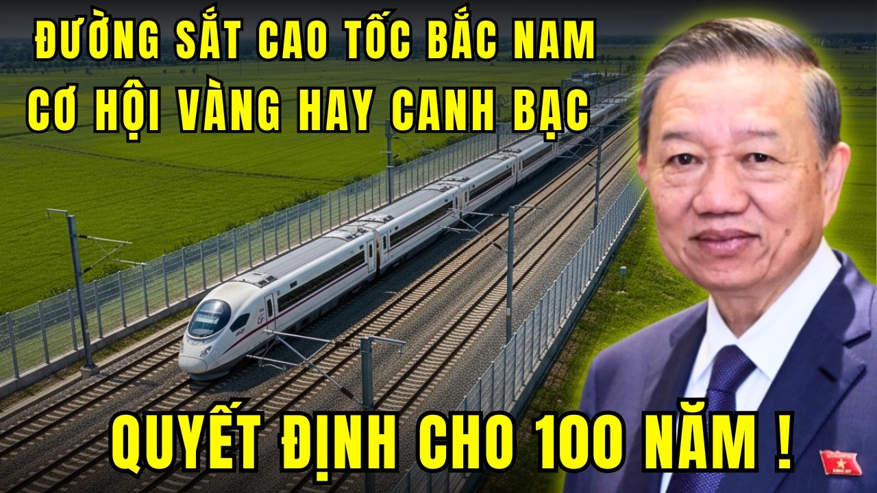 Đường Sắt Cao Tốc Bắc Nam - Quyết Định 100 Năm Không Được Sai !