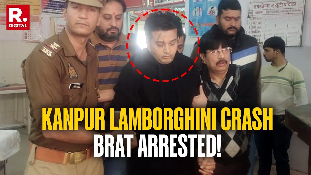 Kanpur Lamborghini Crash Accused Driver, Shivam Mishra, Son Of Tobacco Baron Arrested