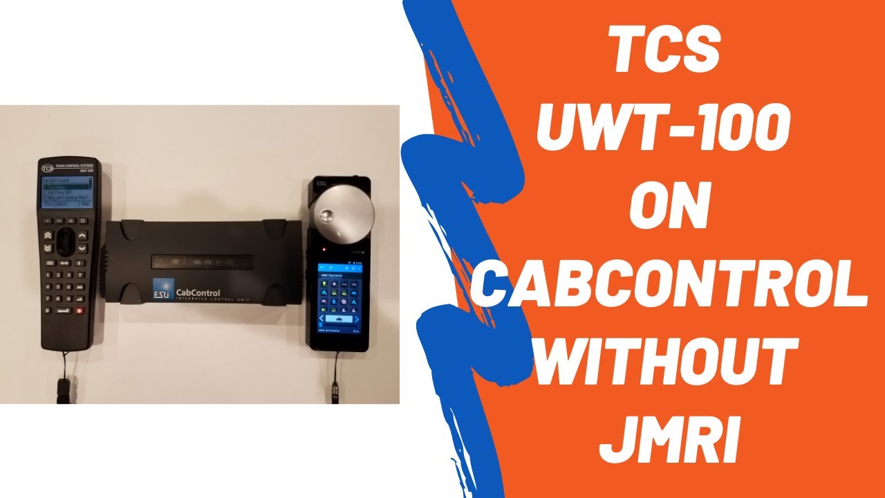 TCS UWT-100 Throttle Setup On ESU CabControl Without A PC Or JMRI