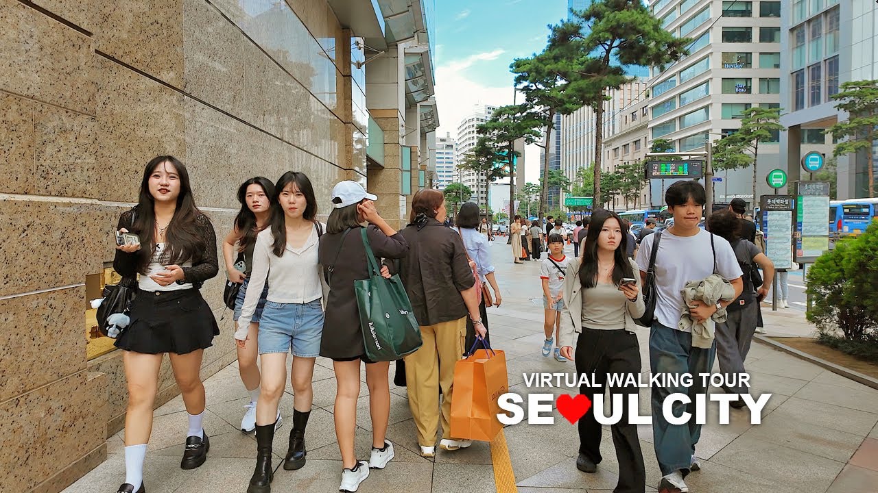 SEOUL CITY TRAVEL 19 - Downtown Seoul Myeongdong, Euljiro, Jongno, Seoul Namsan Tower, South Korea