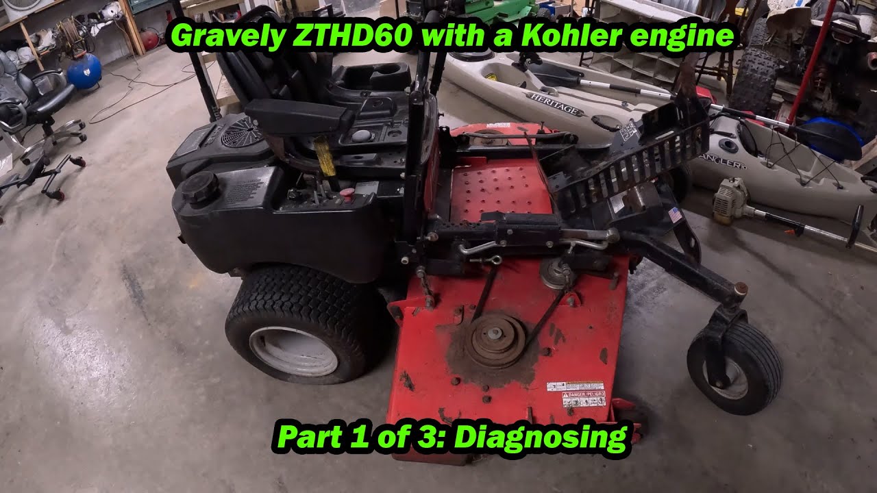 Gravely ZTHD60 часть 1 из 3: В чем проблема?