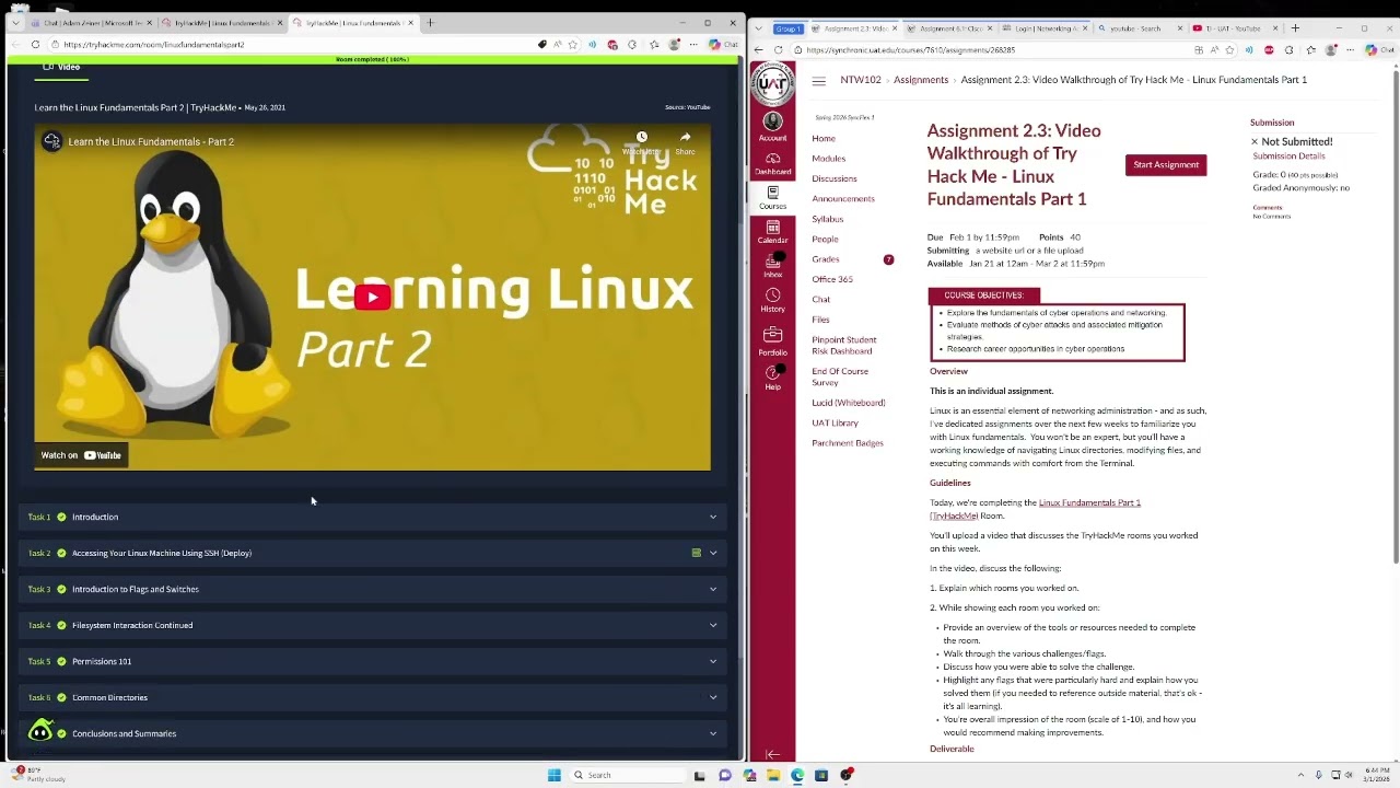 Linux Fundamentals Parts 1, 2, and 3 - TryHackMe