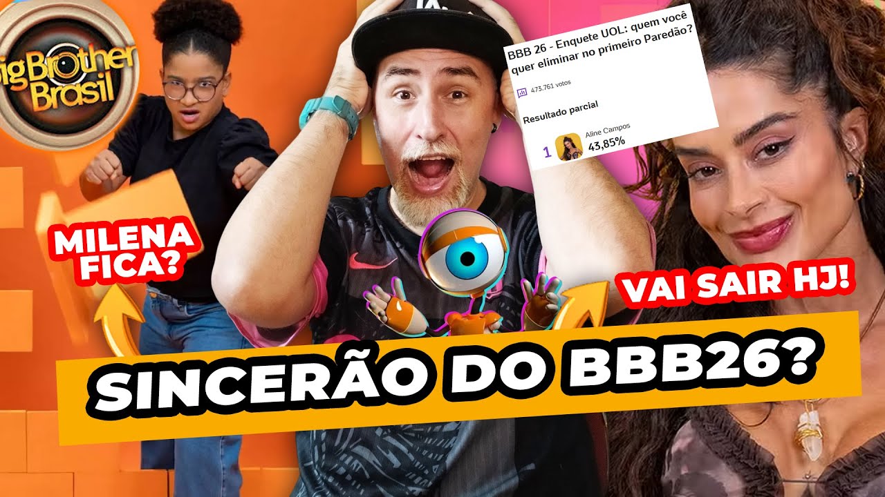 BBB 26 - TCHAU ALINE RISCADO? TRETAS E MEMES do SINCERÃO DE ONTEM