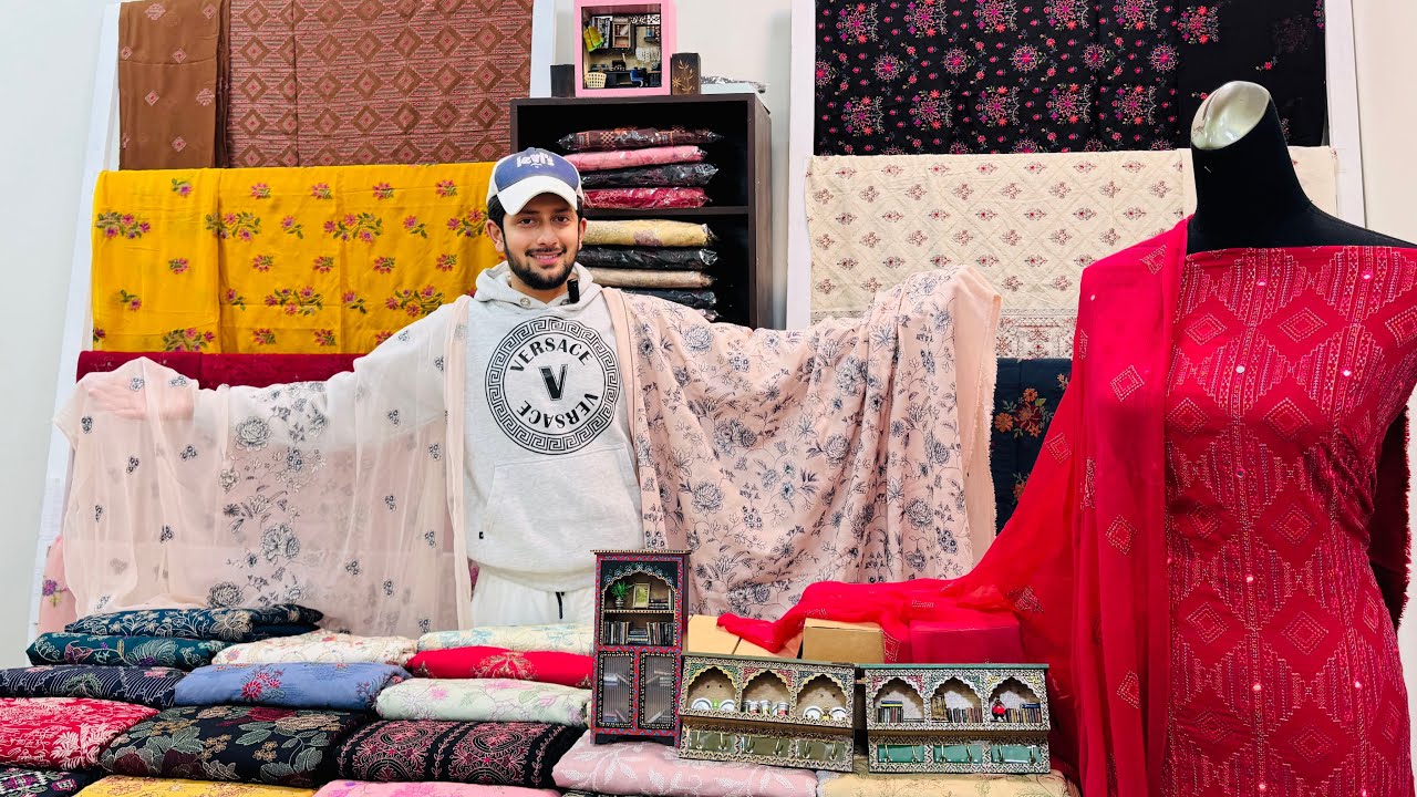 Designer bareeze embroidery pakistani dresses 3pcs designs 2025!