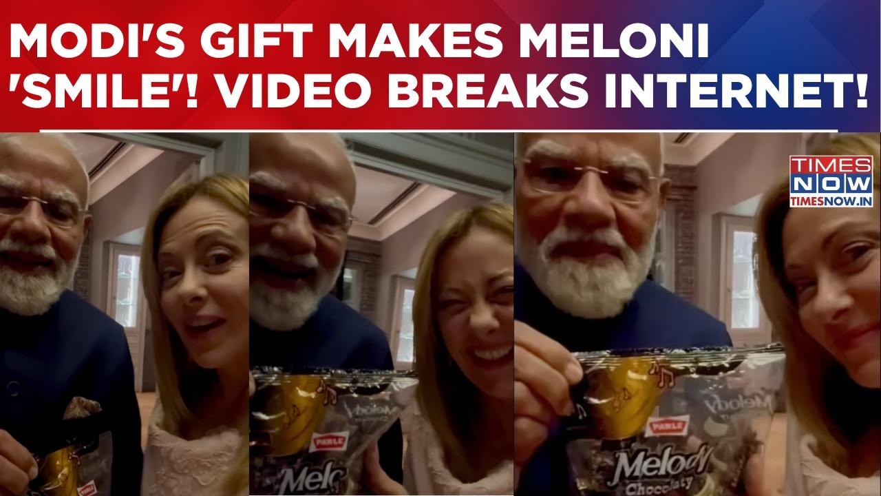 PM Modi & Meloni's 'Melody' Moment Breaks Internet, 'Sweet' Gift From Modi Makes Italian PM 'Smile'