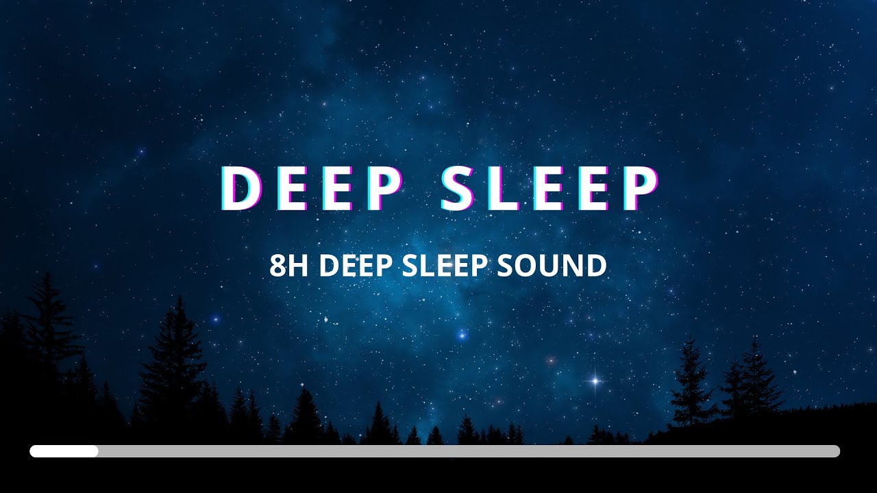 5 Hours Pink Noise for Deep Sleep | Calm Night Sky (Soft Motion)