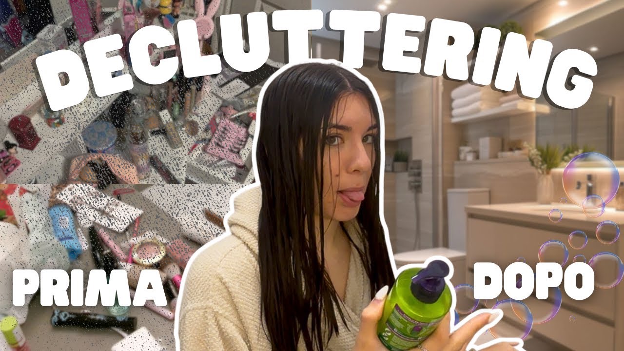 Pulisco e Organizzo il Mio Bagno 🫧 | Decluttering, pulizie e organizzazione!