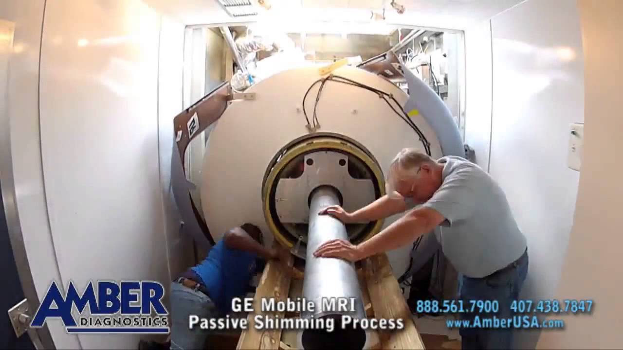 GE Mobile MRI Passive Shimming Process