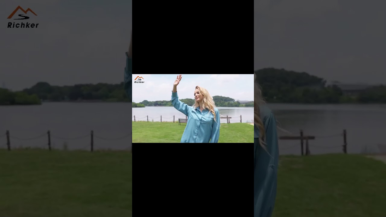 Sun Protection & Style: Must-Have Fishing Shirts for Women.👚☀️ #summerfishing #outdoorgear