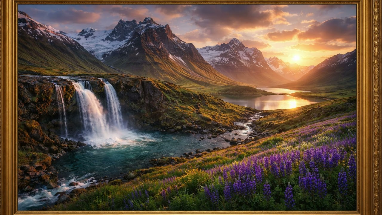 Tableau TV:  Beautiful Frame Art TV: TV Art Frame #art  #ArtFrame #relaxingvisuals  @Tvartframe2