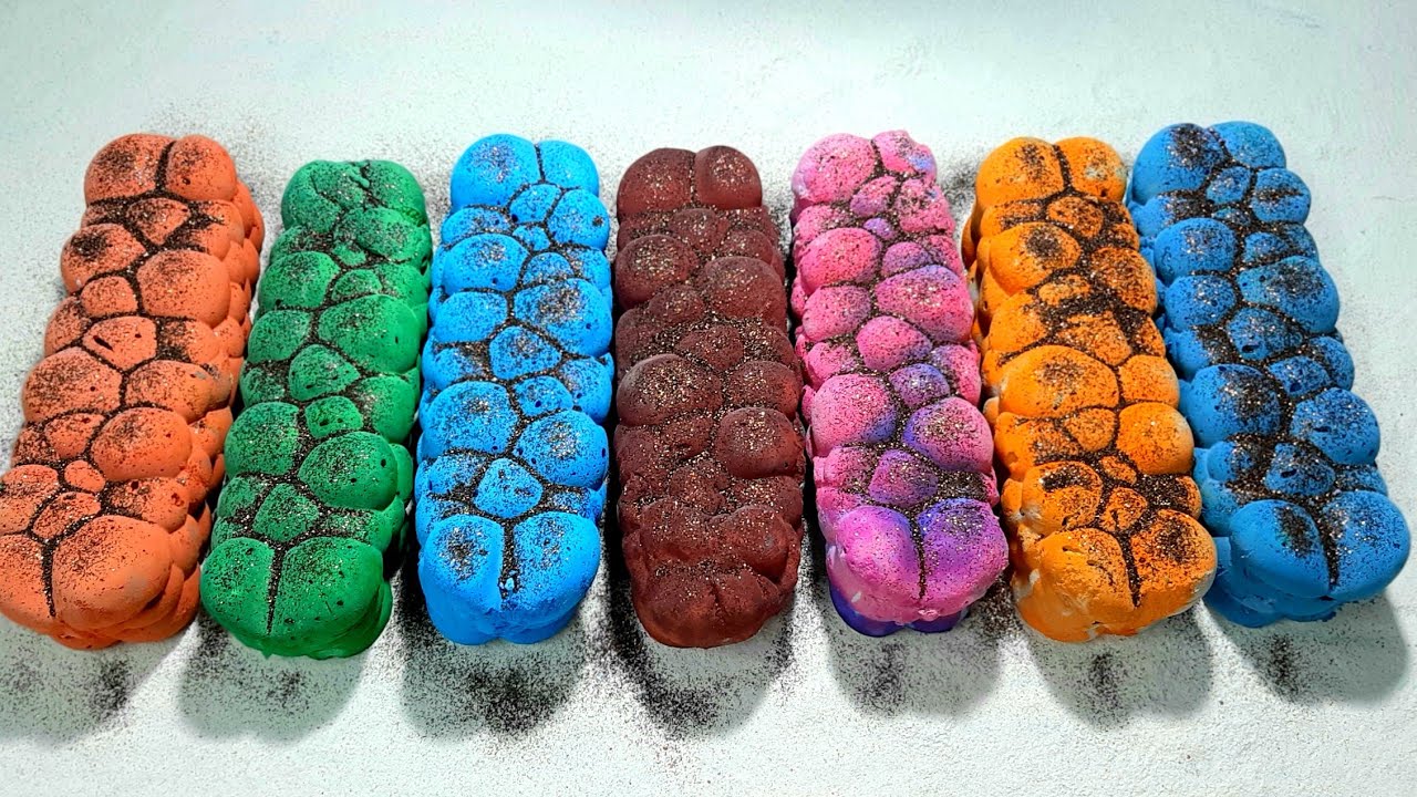 Jumbo Bubble Gym Chalk Reforms Crush//Colorful Reforms//Oddlysatisfying//Satisatisfyingasmr//Bubbles