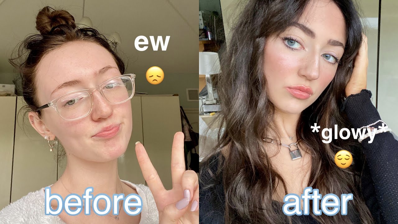 glow up w me one week before school