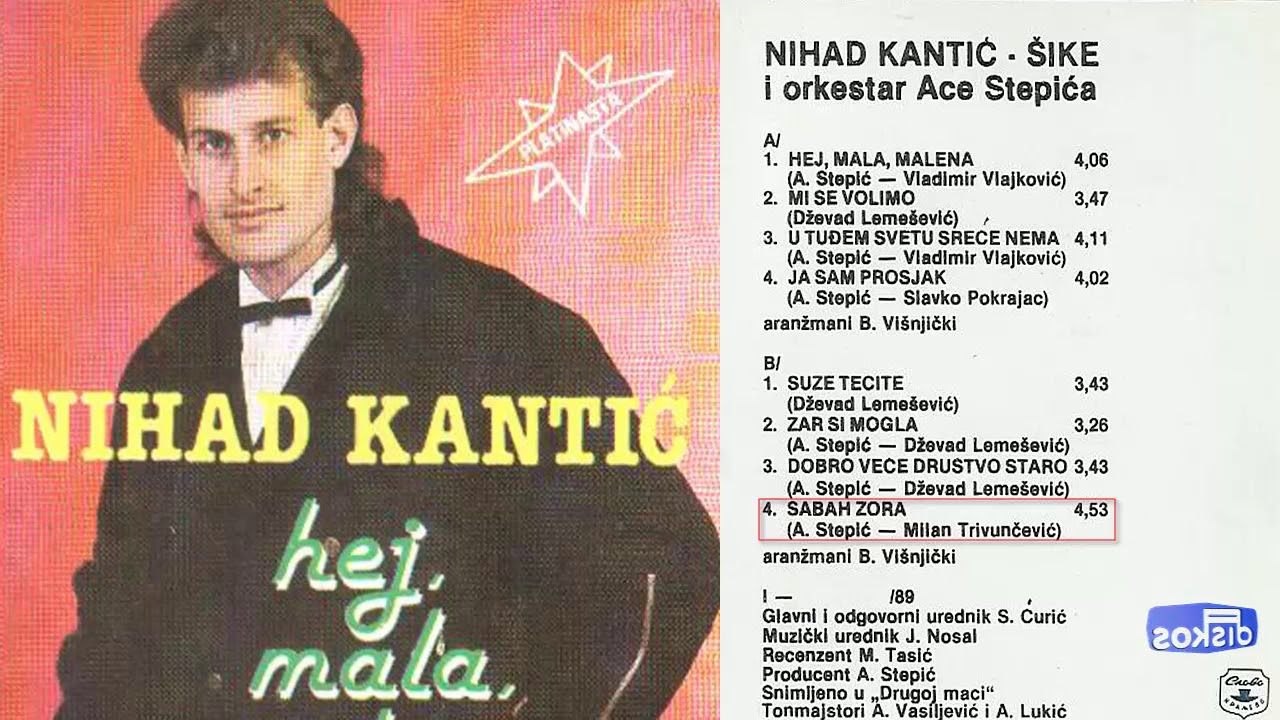 Nihad Kantic Sike - Sabah zora - (Audio 1989)