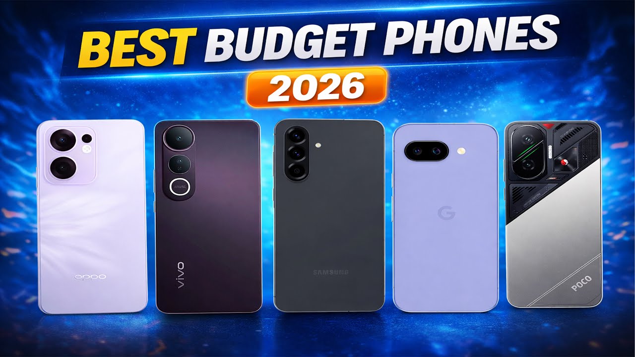 Best Budget Smartphone Phones 2026 🔥 Top Mid-Range Phone Picks You Should Buy!